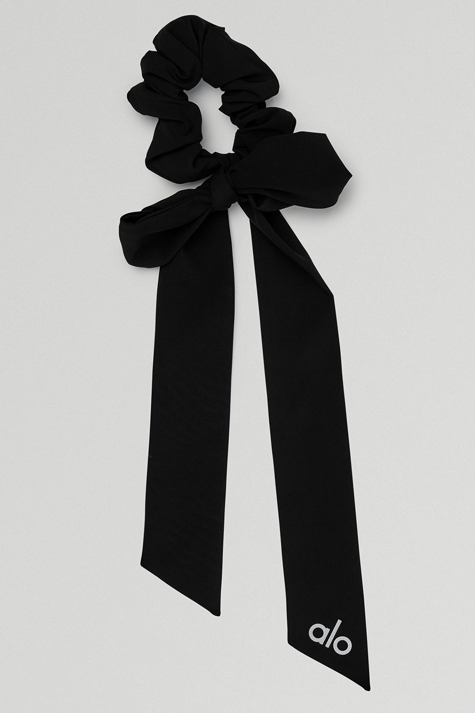 Alo Yoga Love Knots Tie Scrunchie - Black - imagen 1