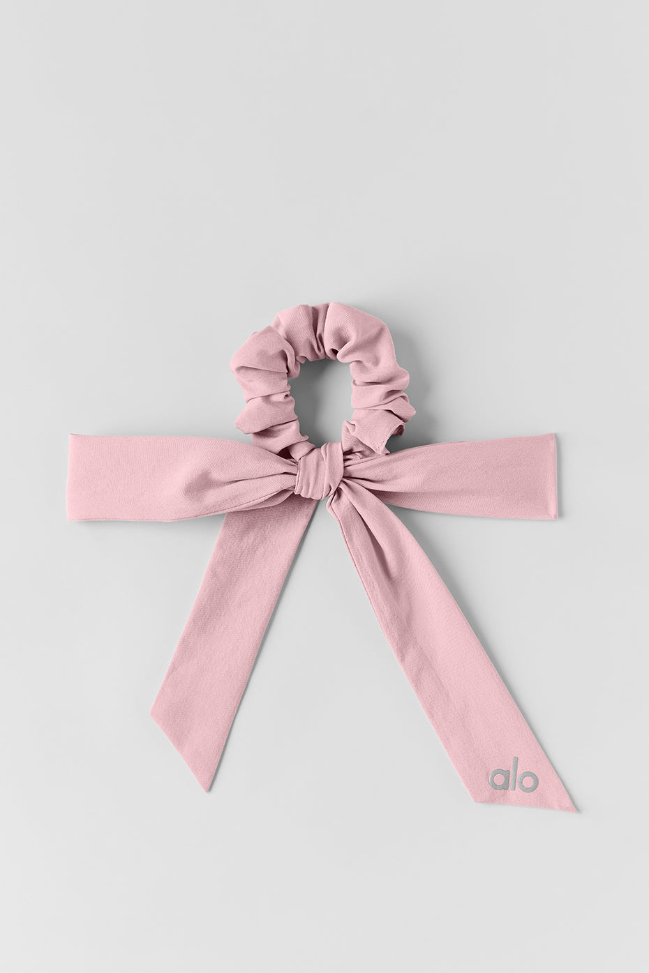 Alo Yoga Love Knots Tie Scrunchie - Vintage Pink - imagen 2