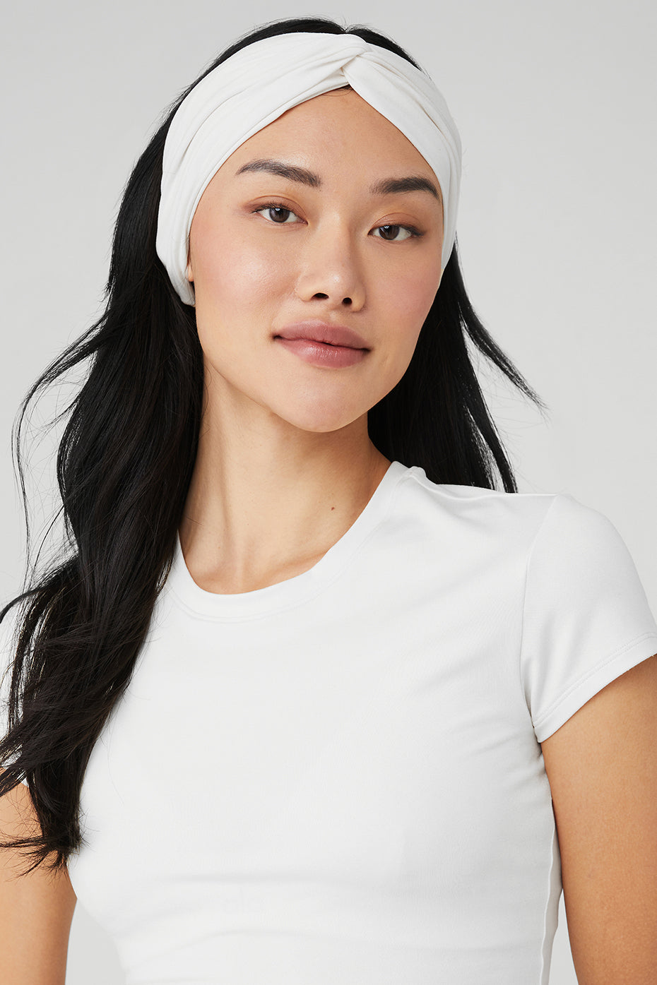 Alo Yoga Alosoft Headband - White - imagen 4