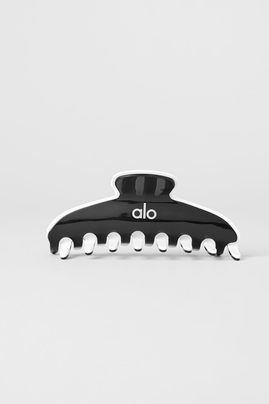 Alo Yoga Outline Claw Clip - Black/White - imagen 3
