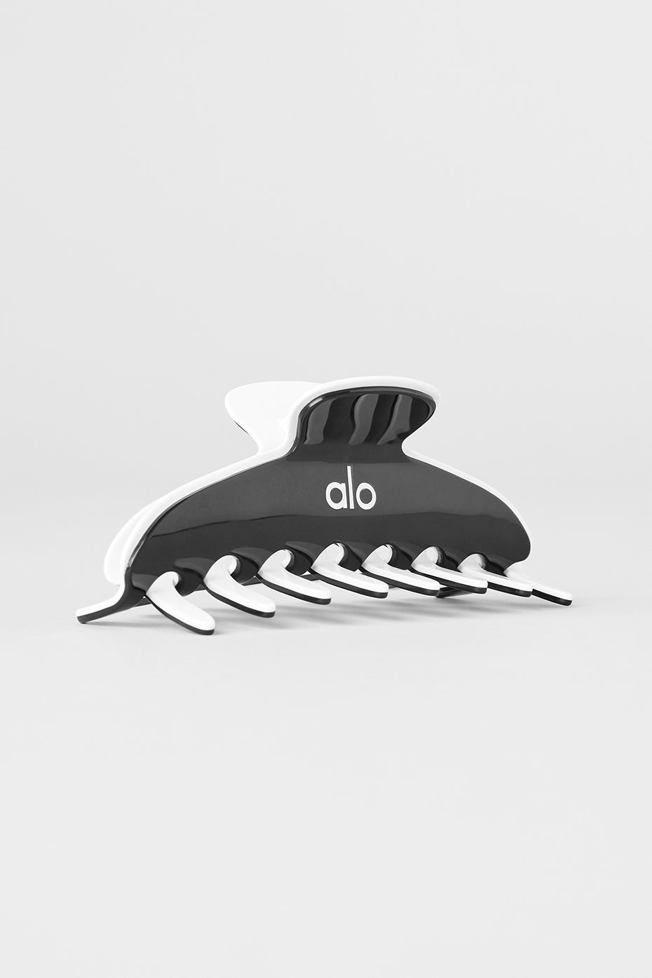 Alo Yoga Outline Claw Clip - Black/White - imagen 2