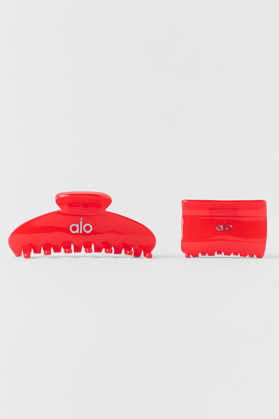 Alo Yoga Effortless Claw Clip (2-Pack) - Bright Red - imagen 1