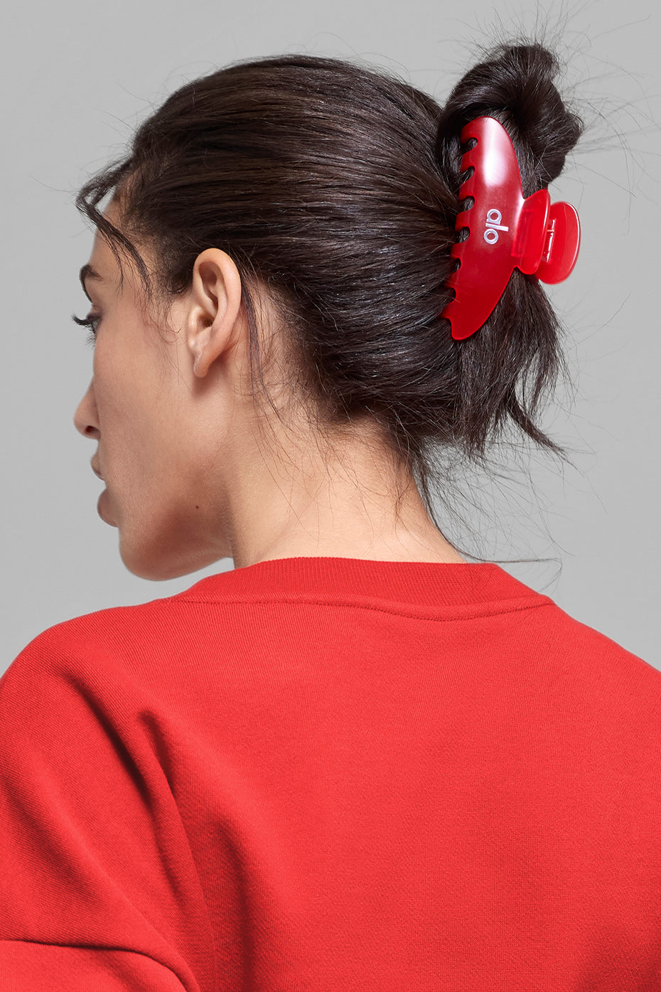 Alo Yoga Effortless Claw Clip (2-Pack) - Bright Red - imagen 2