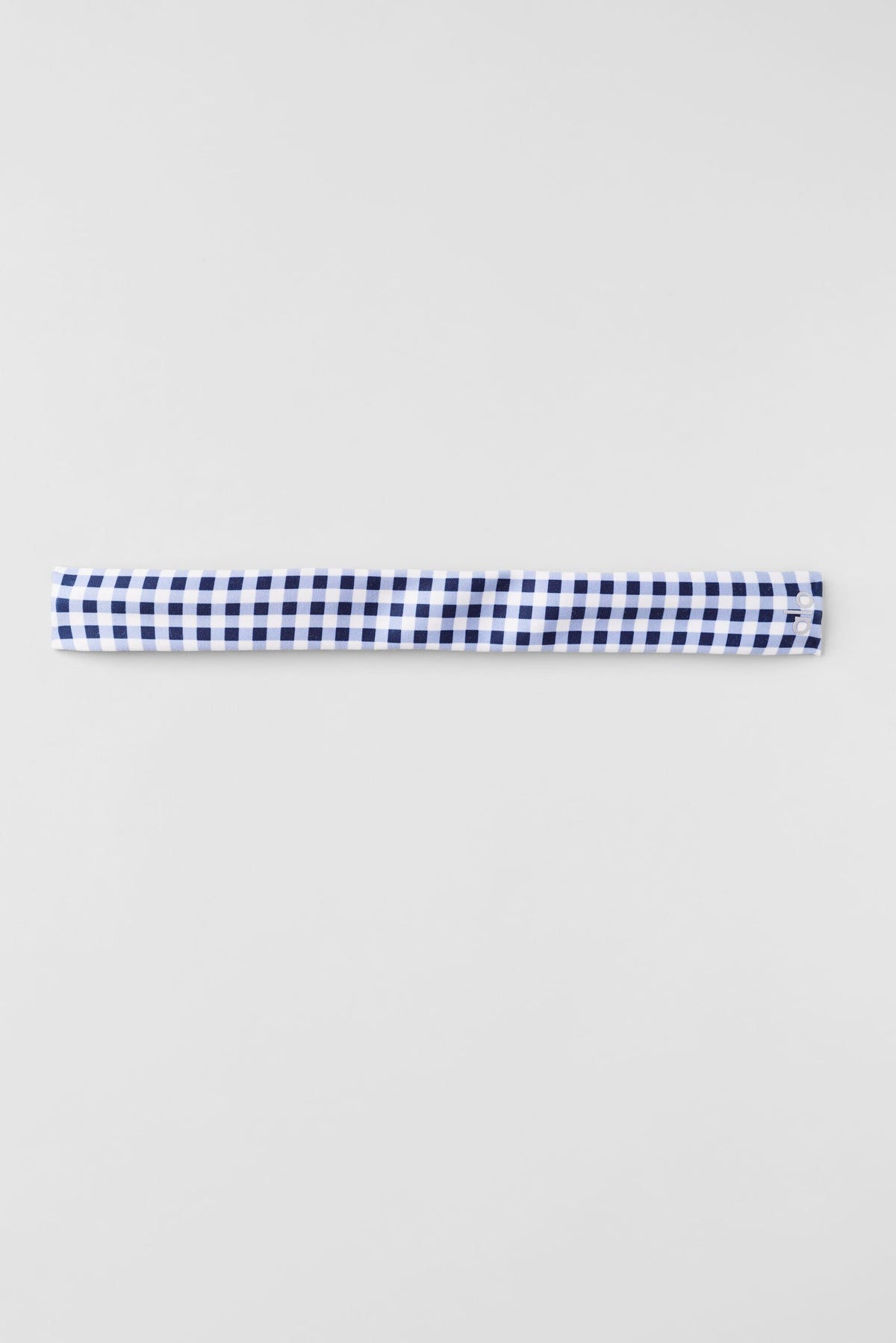 Alo Yoga Gingham Airlift So Smooth Headband - Navy Gingham - imagen 2