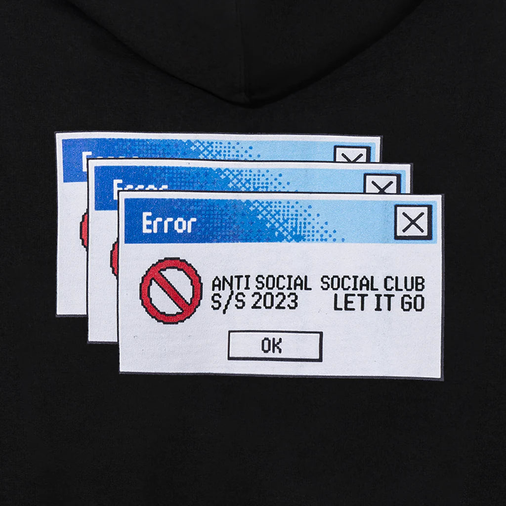 Hoodie ASSC 404/747 Zip Up Black
