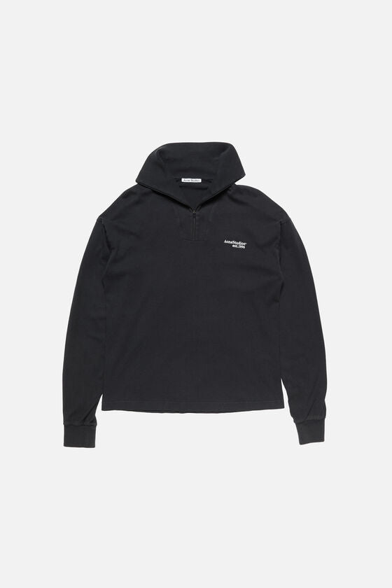 Acne Studios Half-zip logo sweatshirt