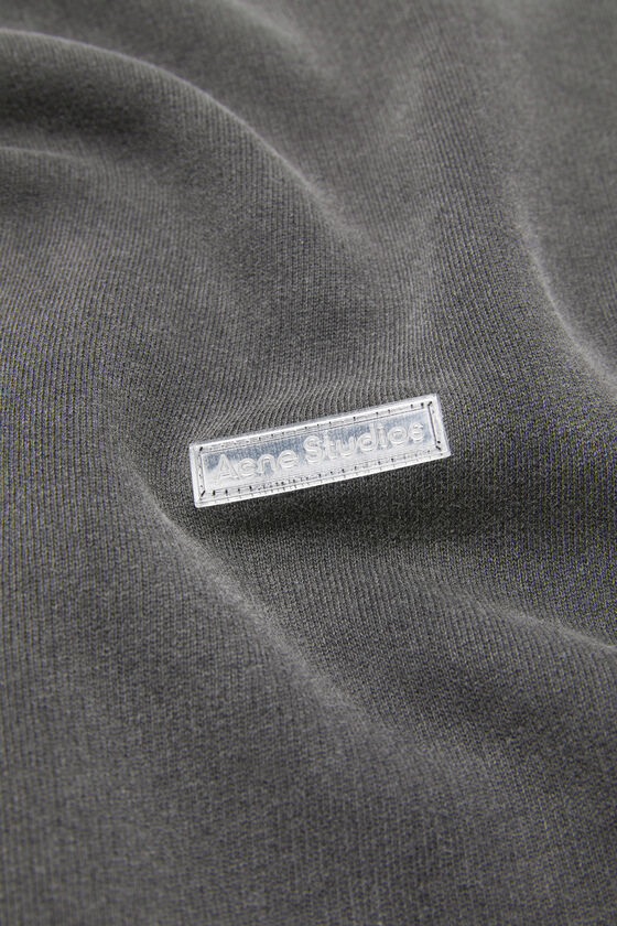 Acne Studios Rubber logo fleece sweatshirt