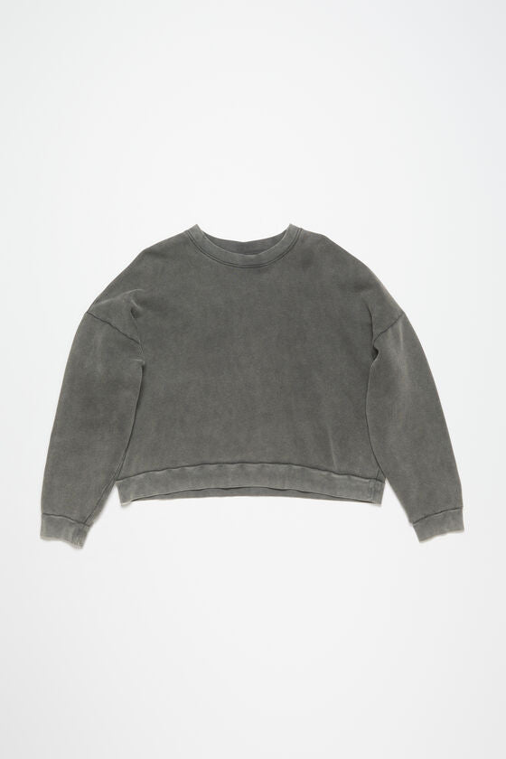 Acne Studios Rubber logo fleece sweatshirt