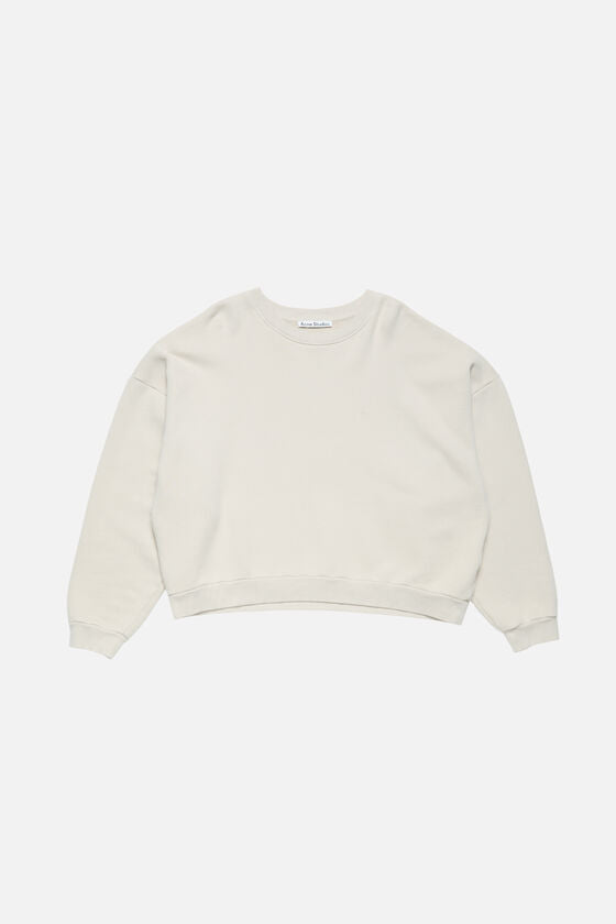 Acne Studios Rubber logo fleece sweatshirt