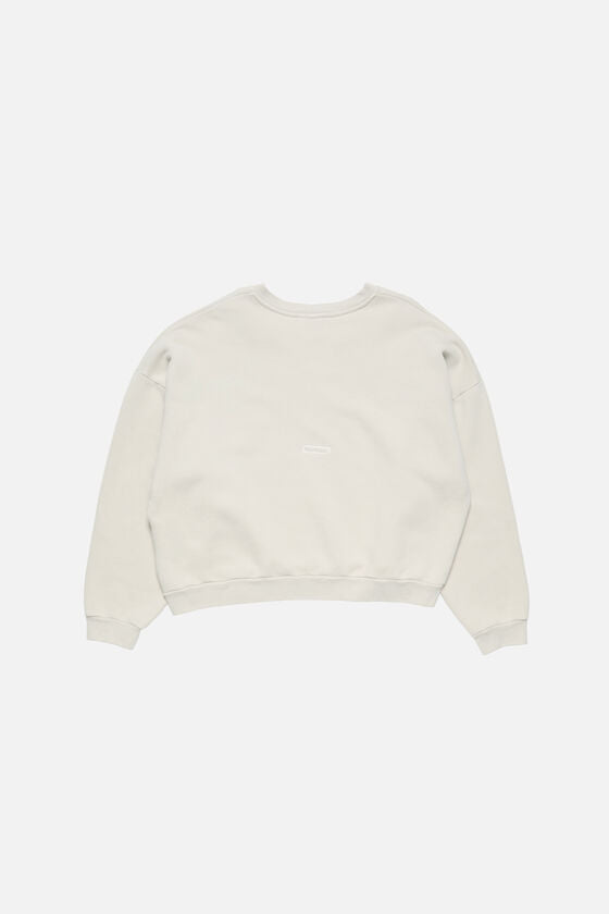 Acne Studios Rubber logo fleece sweatshirt