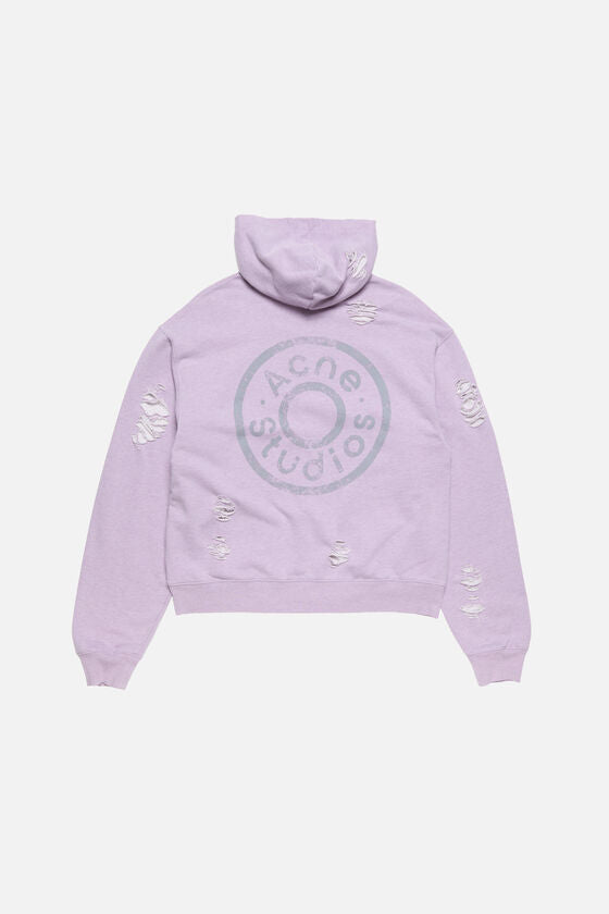 Acne Studios Distressed logo hoodie