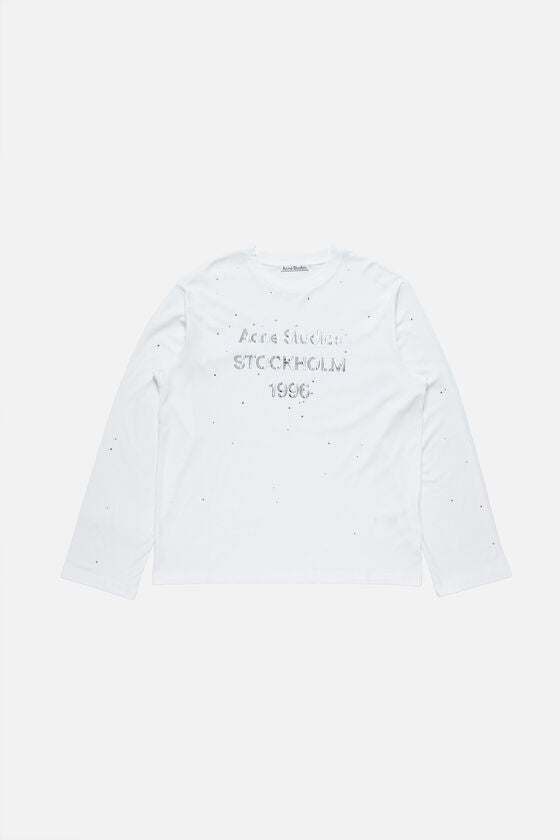 Acne Studios Rhinestone logo t-shirt