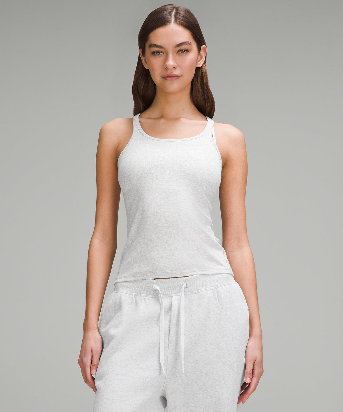 Lululemon Hold Tight Thin Strap Racerback Tank Top - Heathered Core Ultra Light Grey - imagen 1