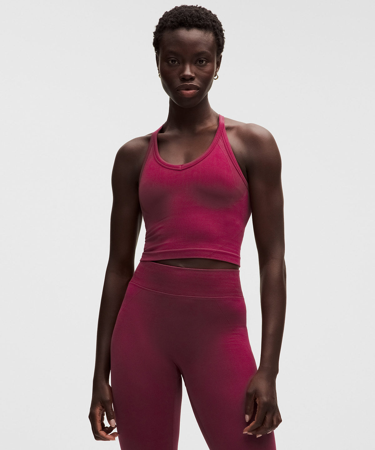 Lululemon Get Low Cross-Back Training Tank Top Light Support, B/C Cup - Raspberry Rave - imagen 1