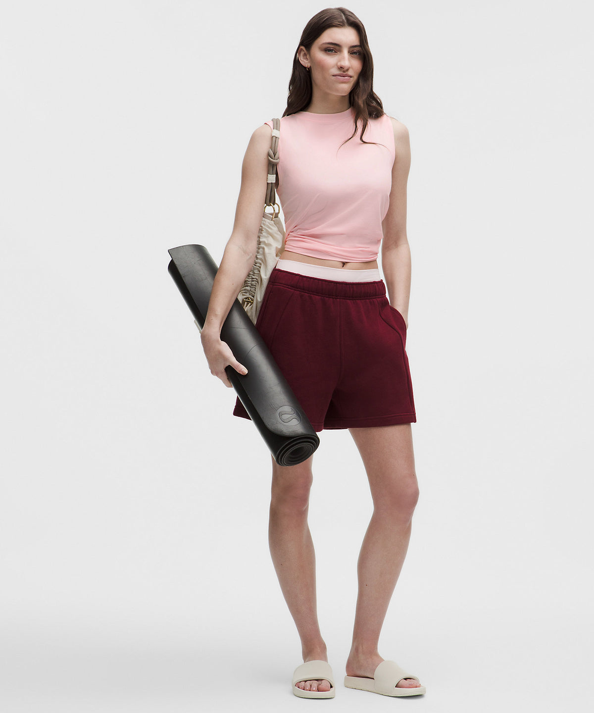 Lululemon All Yours Organic Cotton-Blend Tank Top - Pink Pearl - imagen 3