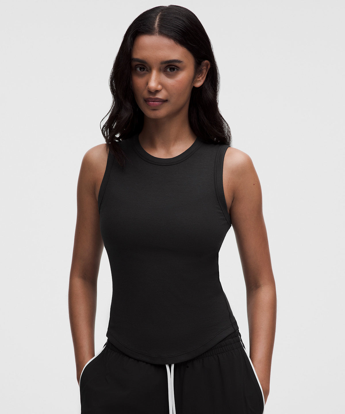 Lululemon Hold Tight Crewneck Tank Top Waist Length - Black - imagen 1
