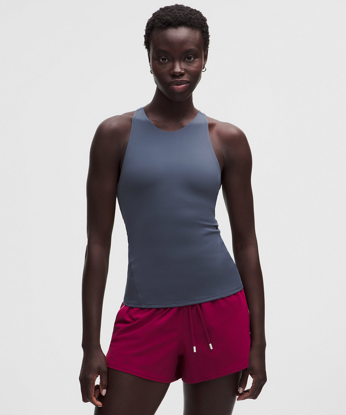 Lululemon Racerback High-Neck Tennis Tank Top B/C Cup - Dusty Diamond - imagen 1