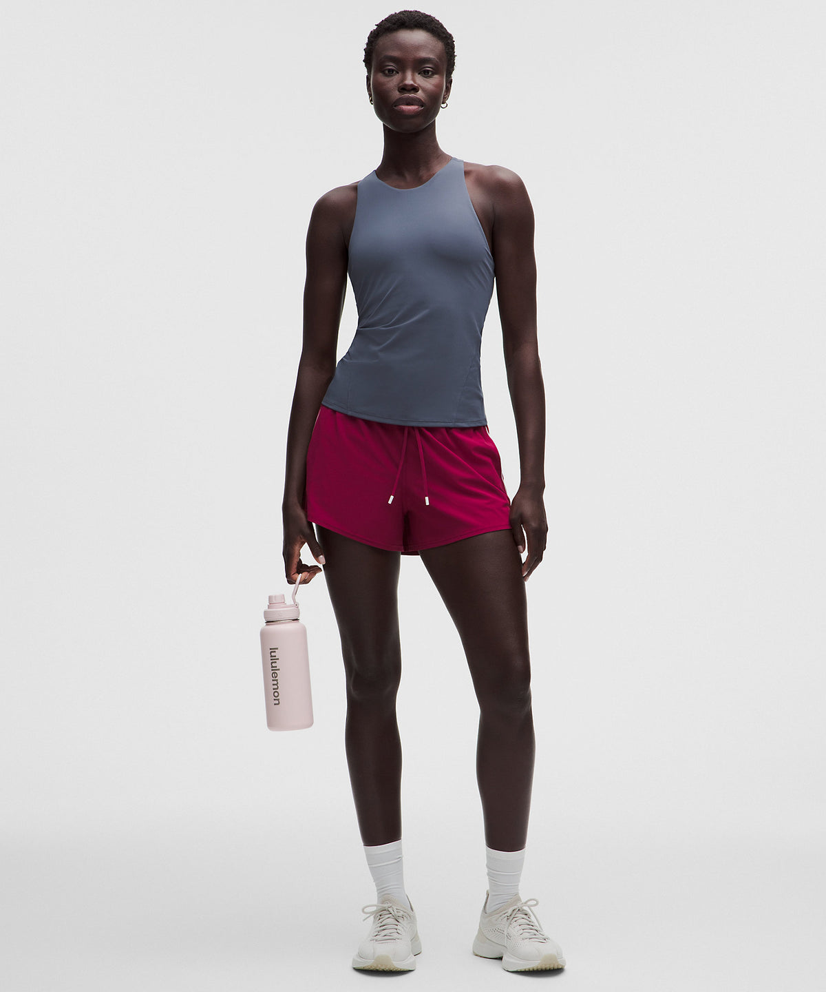 Lululemon Racerback High-Neck Tennis Tank Top B/C Cup - Dusty Diamond - imagen 3