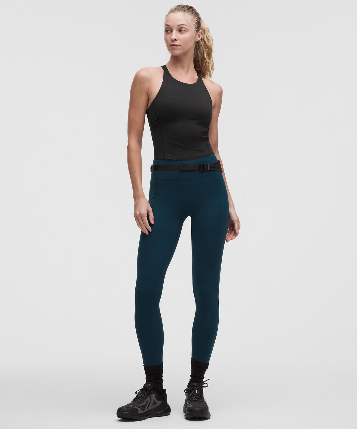 Lululemon Fast and Free Tank Top Medium Support, B/C Cup - Black - imagen 3