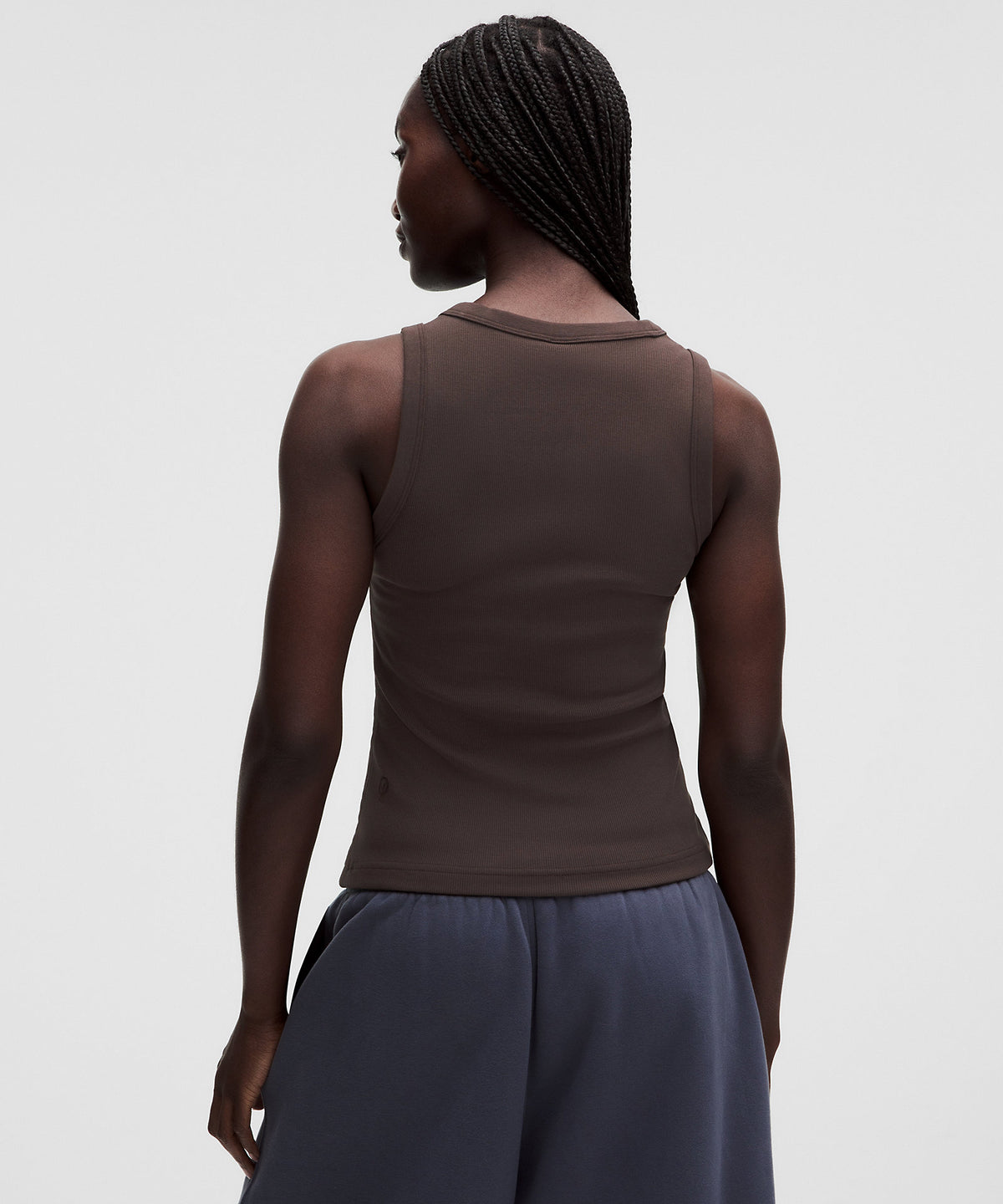 Lululemon Little Ribbed Scoop-Neck Tank Top - Mahogany Muse - imagen 2