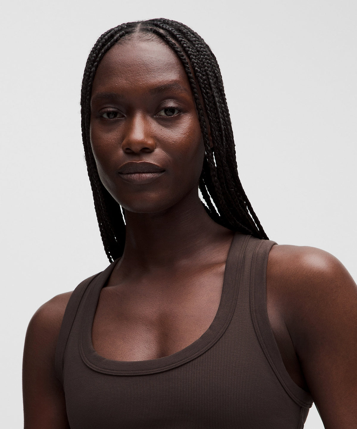 Lululemon Little Ribbed Scoop-Neck Tank Top - Mahogany Muse - imagen 4