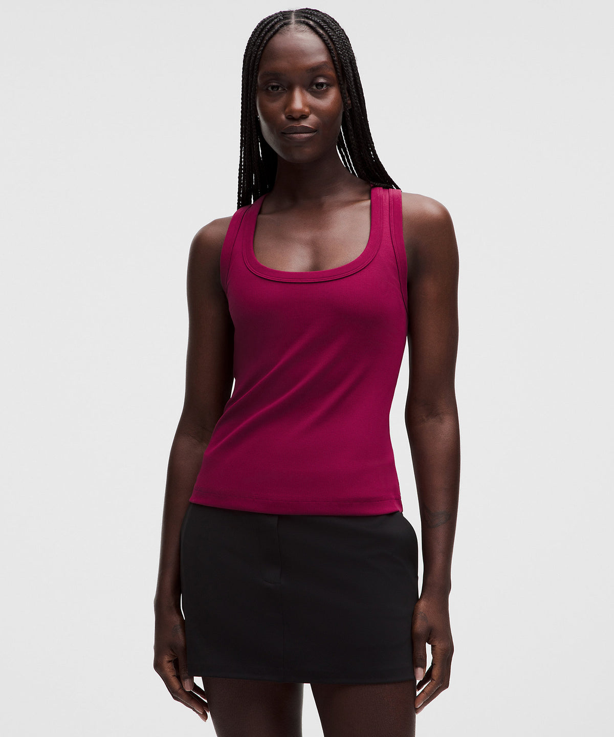 Lululemon Little Ribbed Scoop-Neck Tank Top - Raspberry Rave - imagen 1
