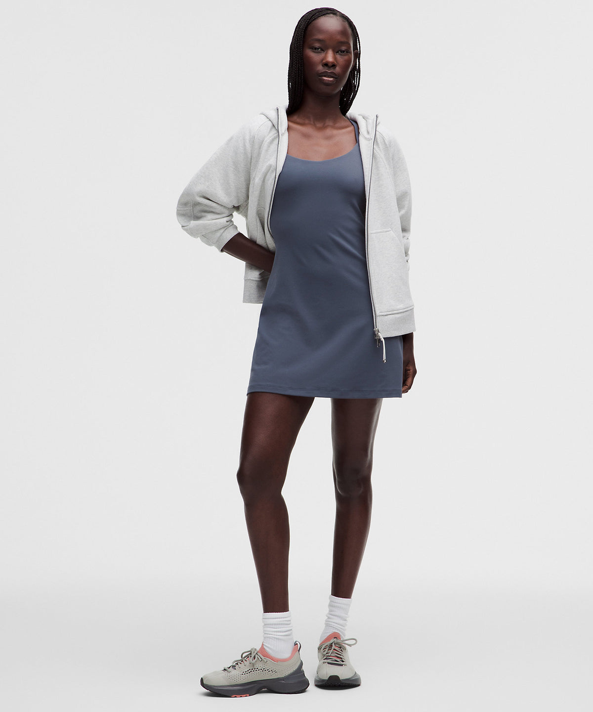 Lululemon Flow Y Dress Light Support, B/C Cup - Dusty Diamond - imagen 1