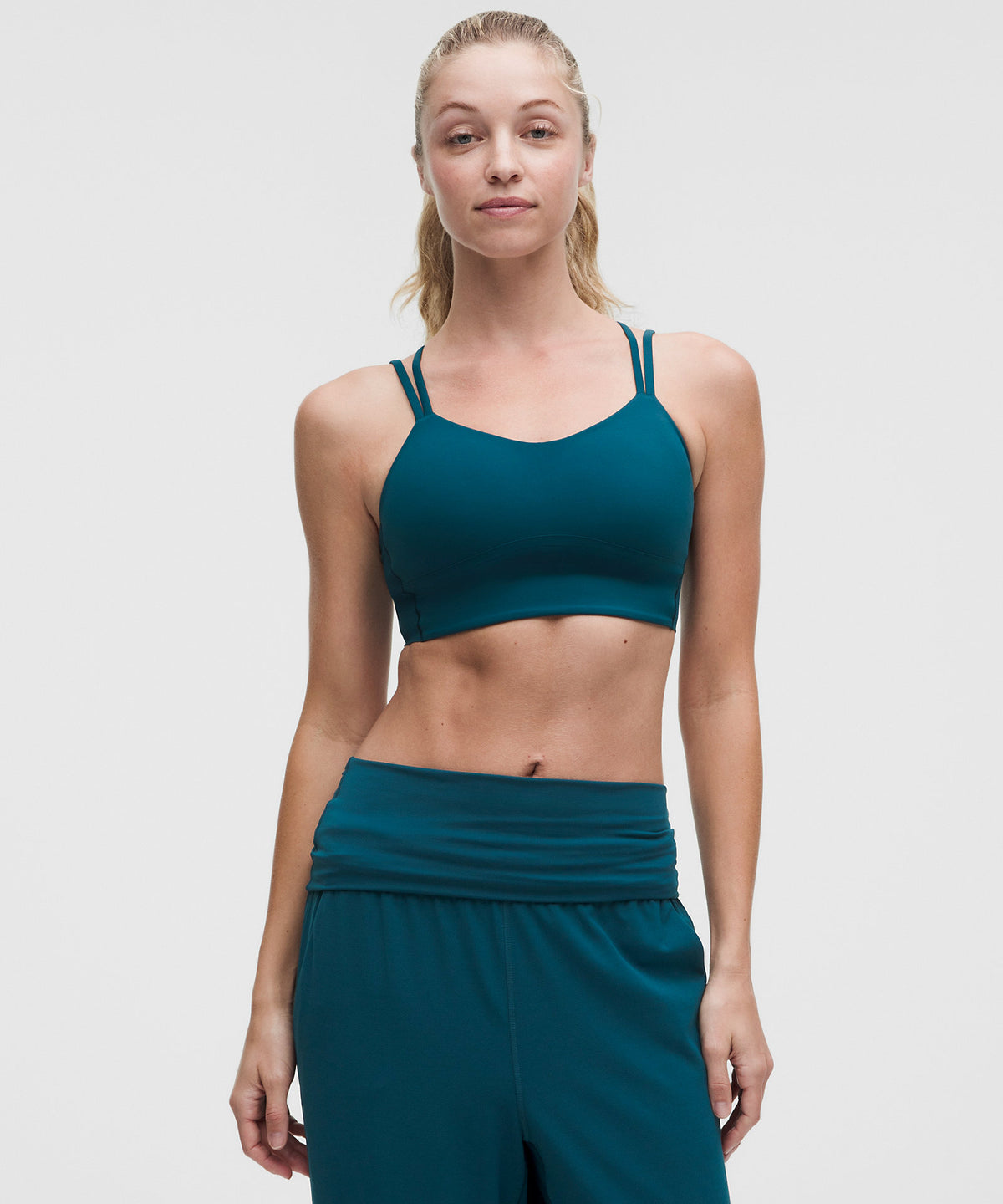 Lululemon Like a Cloud Longline Bra Light Support, B/C Cup - Remixed Marine - imagen 1