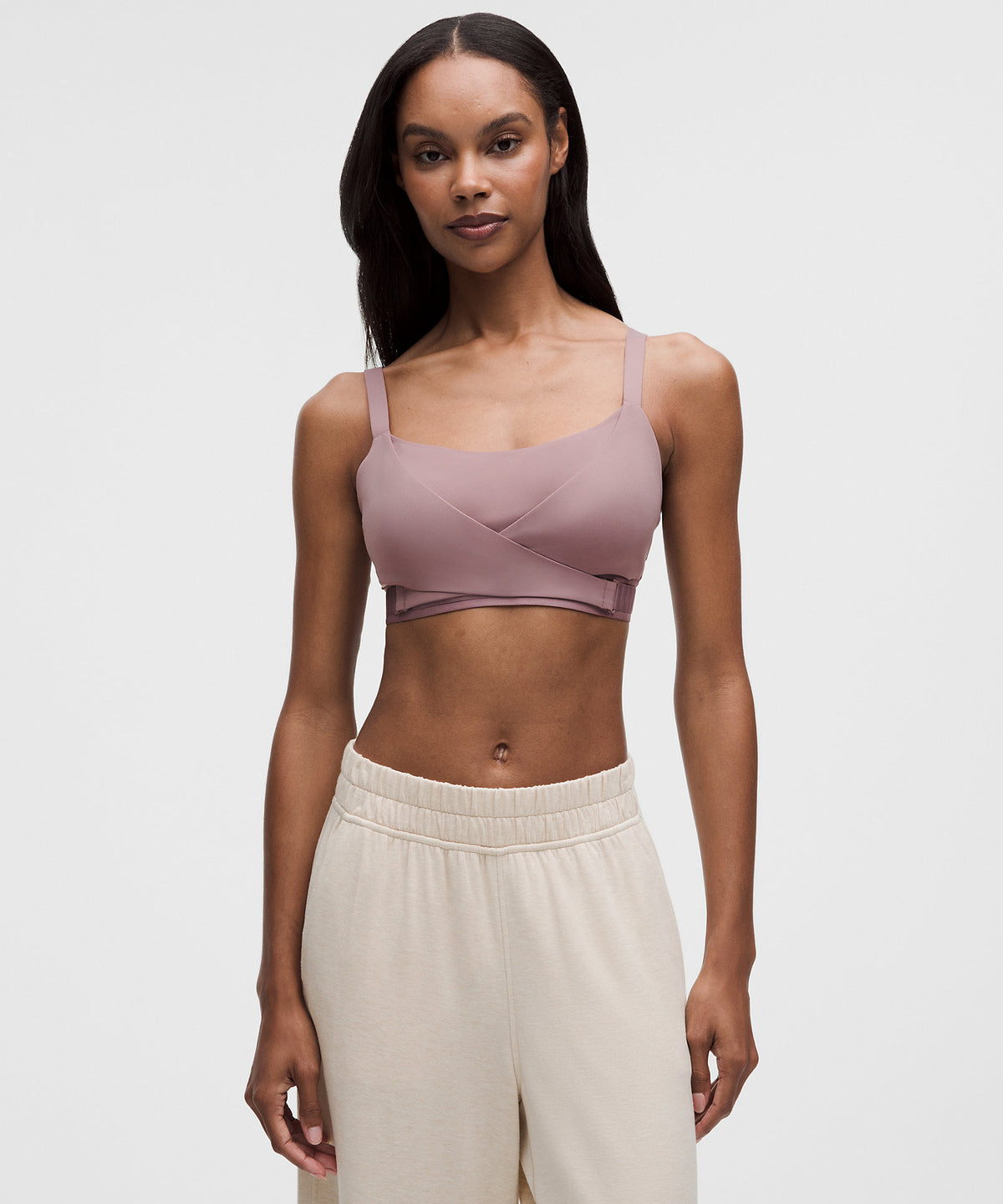 Lululemon Super-Soft Adjustable Recovery Bra Light Support, B-D Cups - Twilight Rose - imagen 1