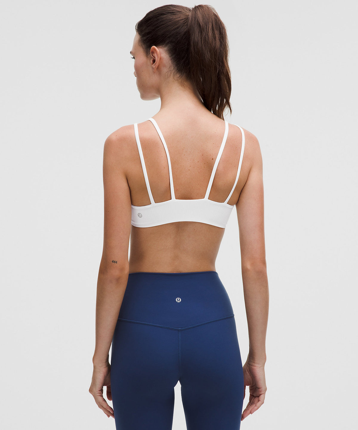 Lululemon Like a Cloud Ribbed Bra Light Support, B/C Cup - White - imagen 3