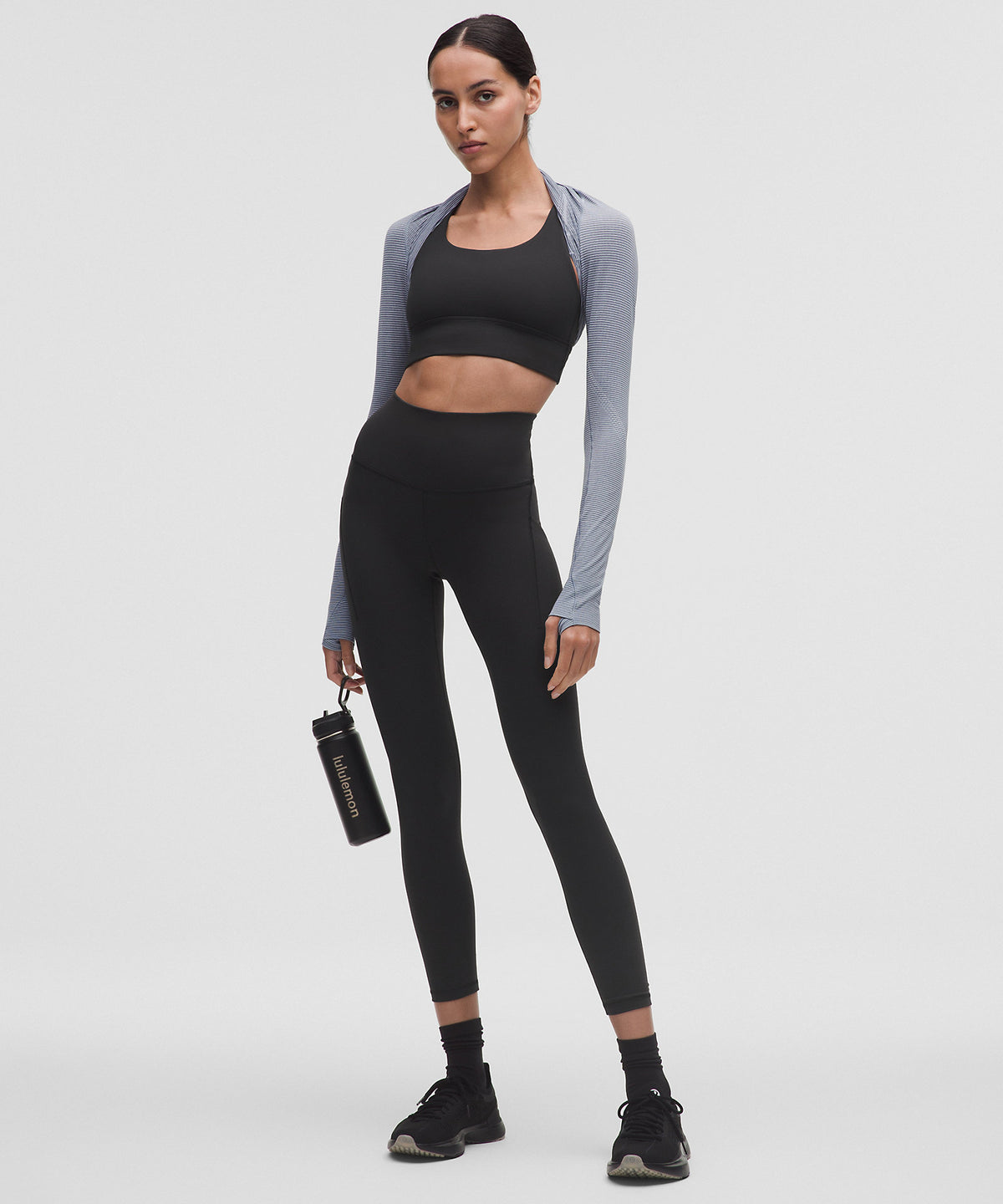 Lululemon Energy Longline Bra Medium Support, B–D Cups - Black - imagen 3