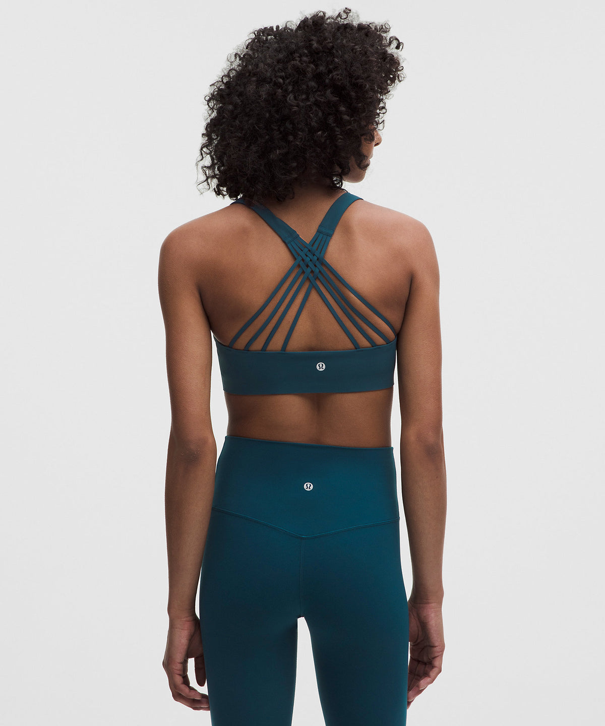 Lululemon FlexyFlex Strappy Yoga Bra Light Support, A-C Cups - Remixed Marine - imagen 1