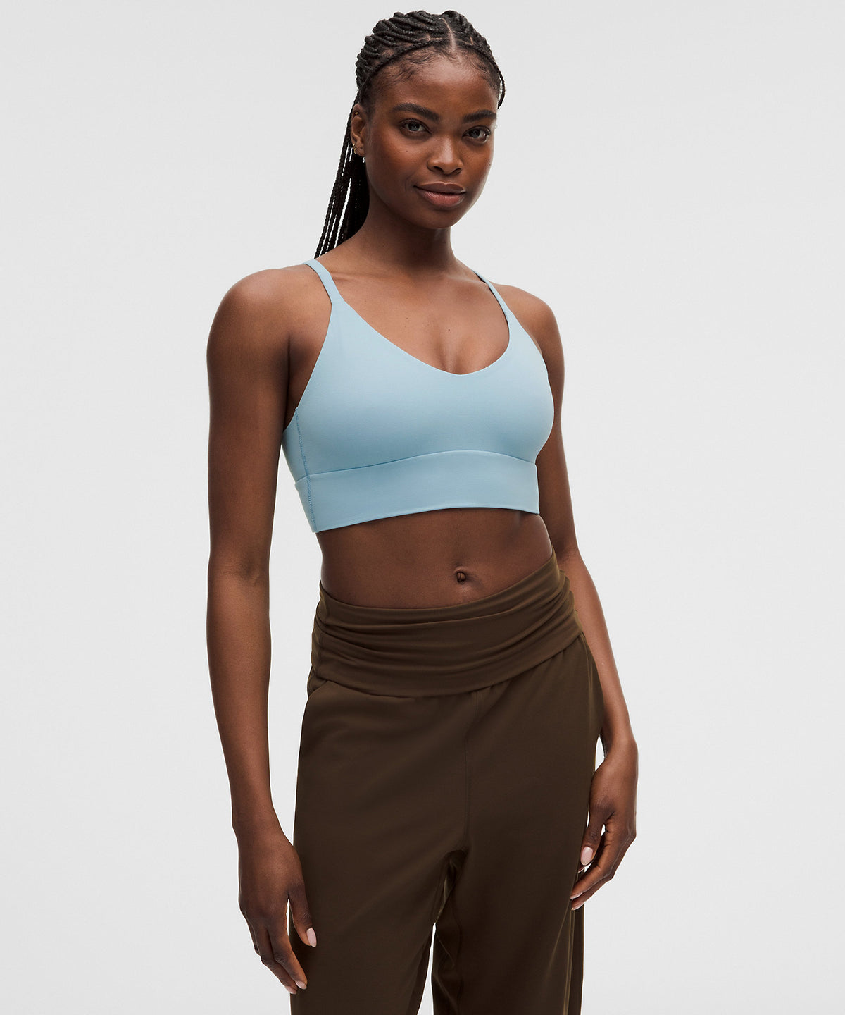 Lululemon Focuser Scoop-Neck Bra Nulu Light Support, C/D Cup - Seafoam - imagen 1