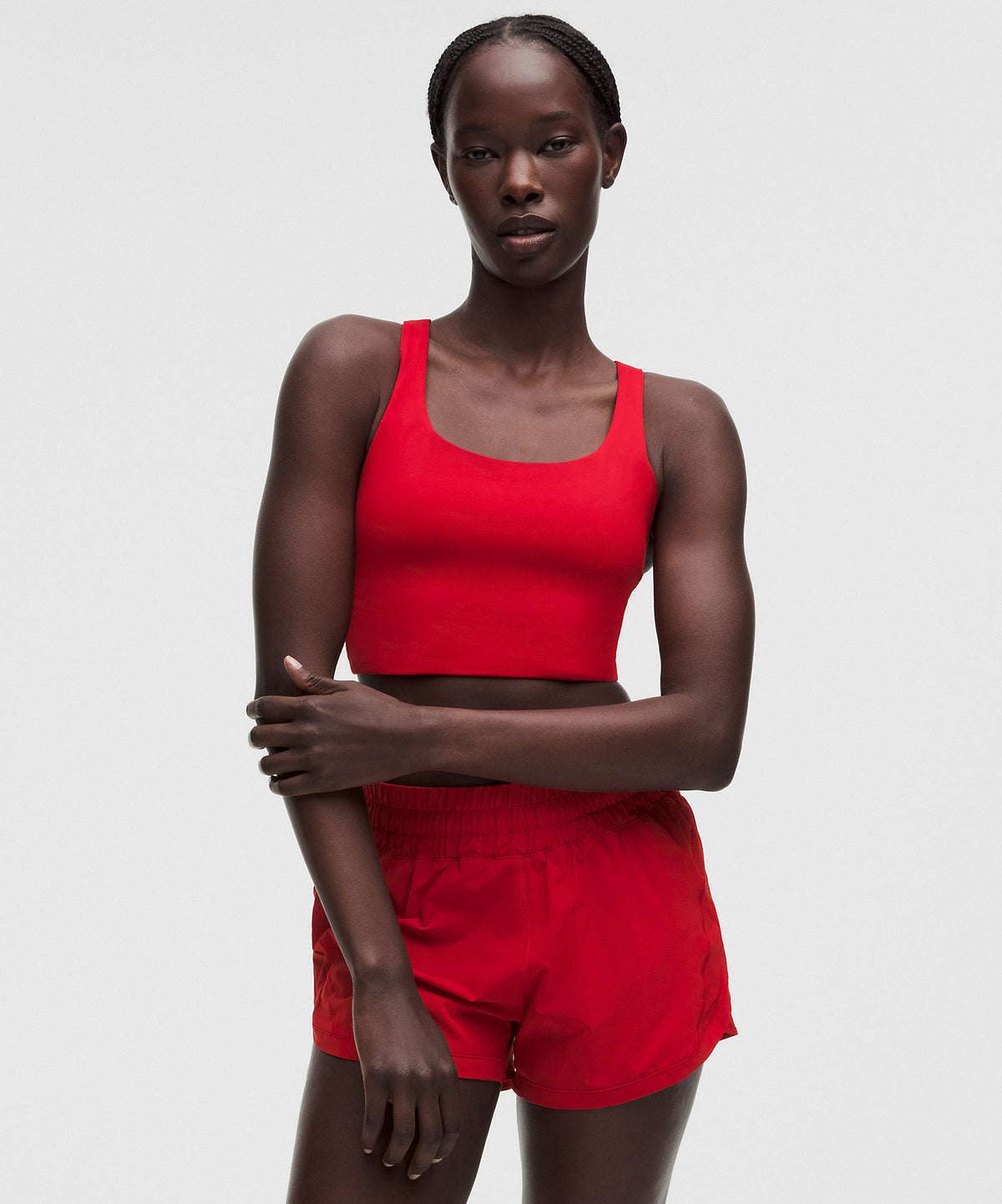 Lululemon Energy Longline Bra Medium Support, B-D Cups Evolve - Oxford Red - imagen 1
