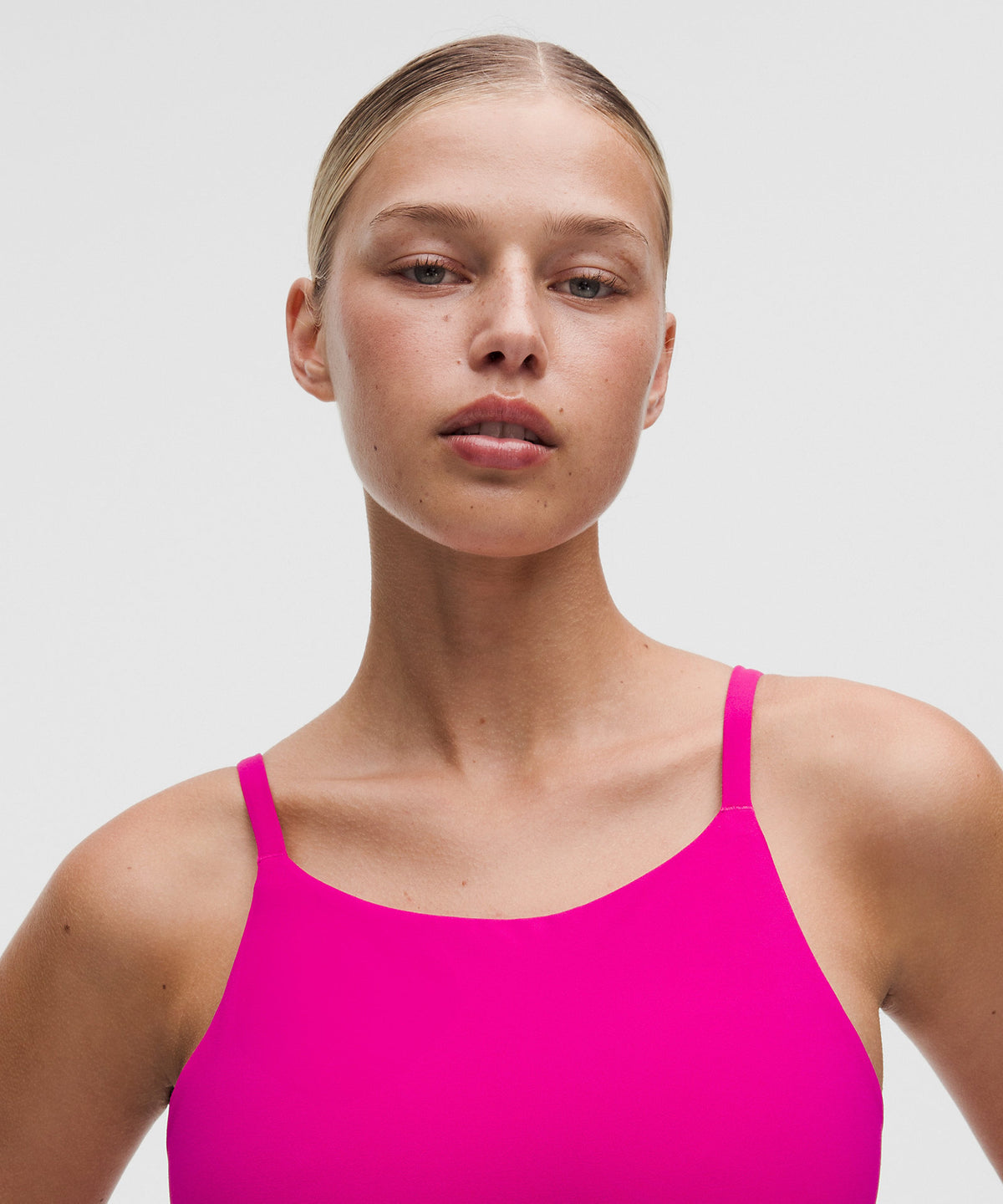 Lululemon Focuser High-Neck Bra Light Support, C/D Cup - Pink Flare - imagen 4