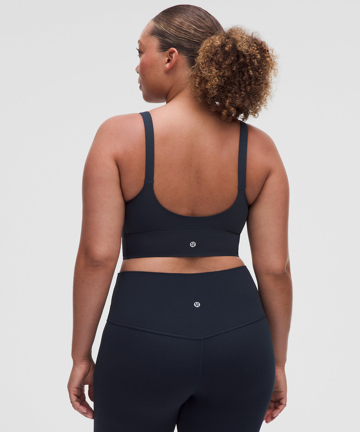 Lululemon Focuser Scoop-Neck Bra Light Support, DDD–G Cups - True Navy - imagen 2
