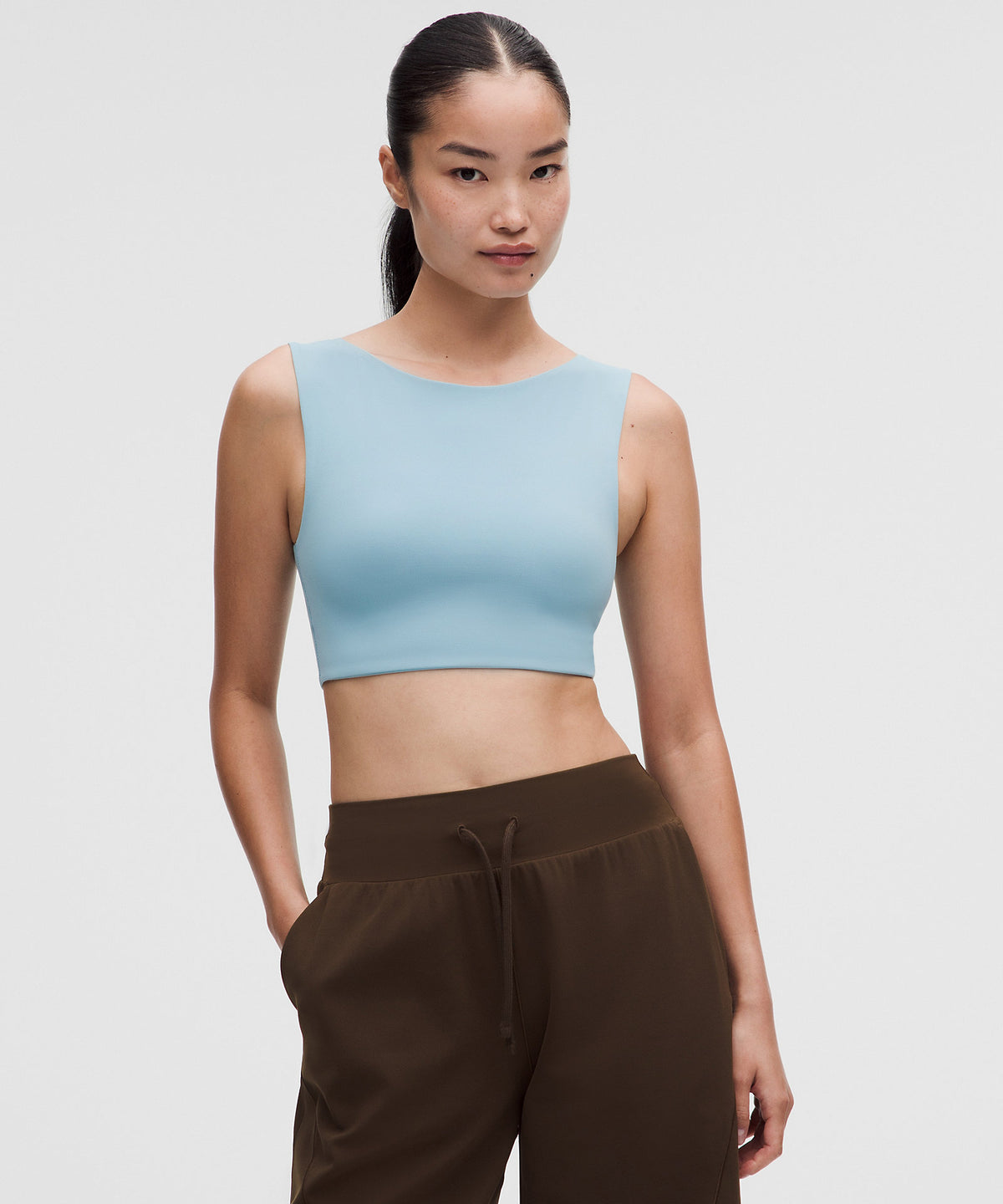 Lululemon Bend This Boat and Scoop Bra Light Support, A-C Cups - Seafoam - imagen 1