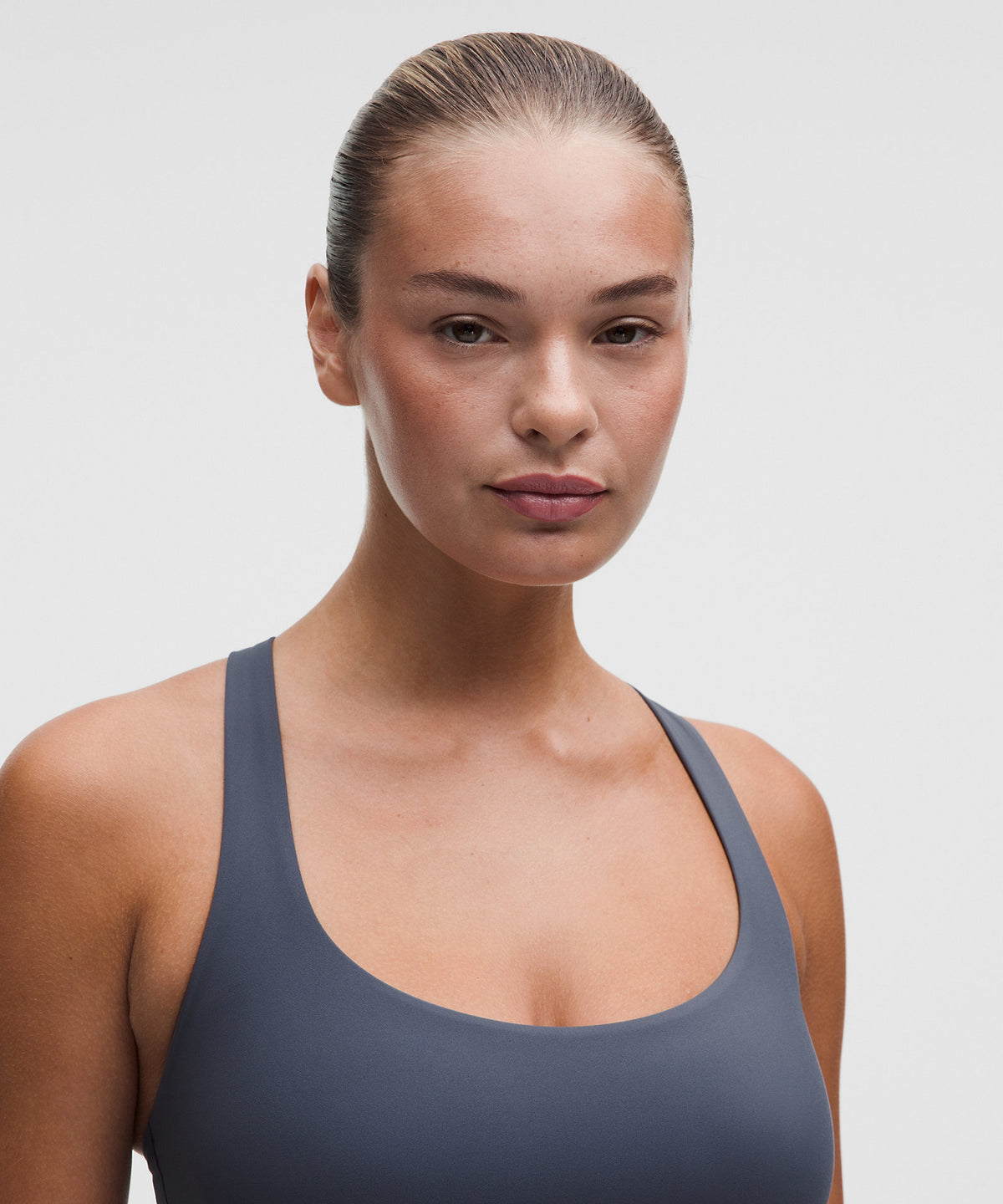Lululemon FlexyFlex Strappy Longline Yoga Bra Light Support, D–DDD Cups - Dusty Diamond - imagen 4