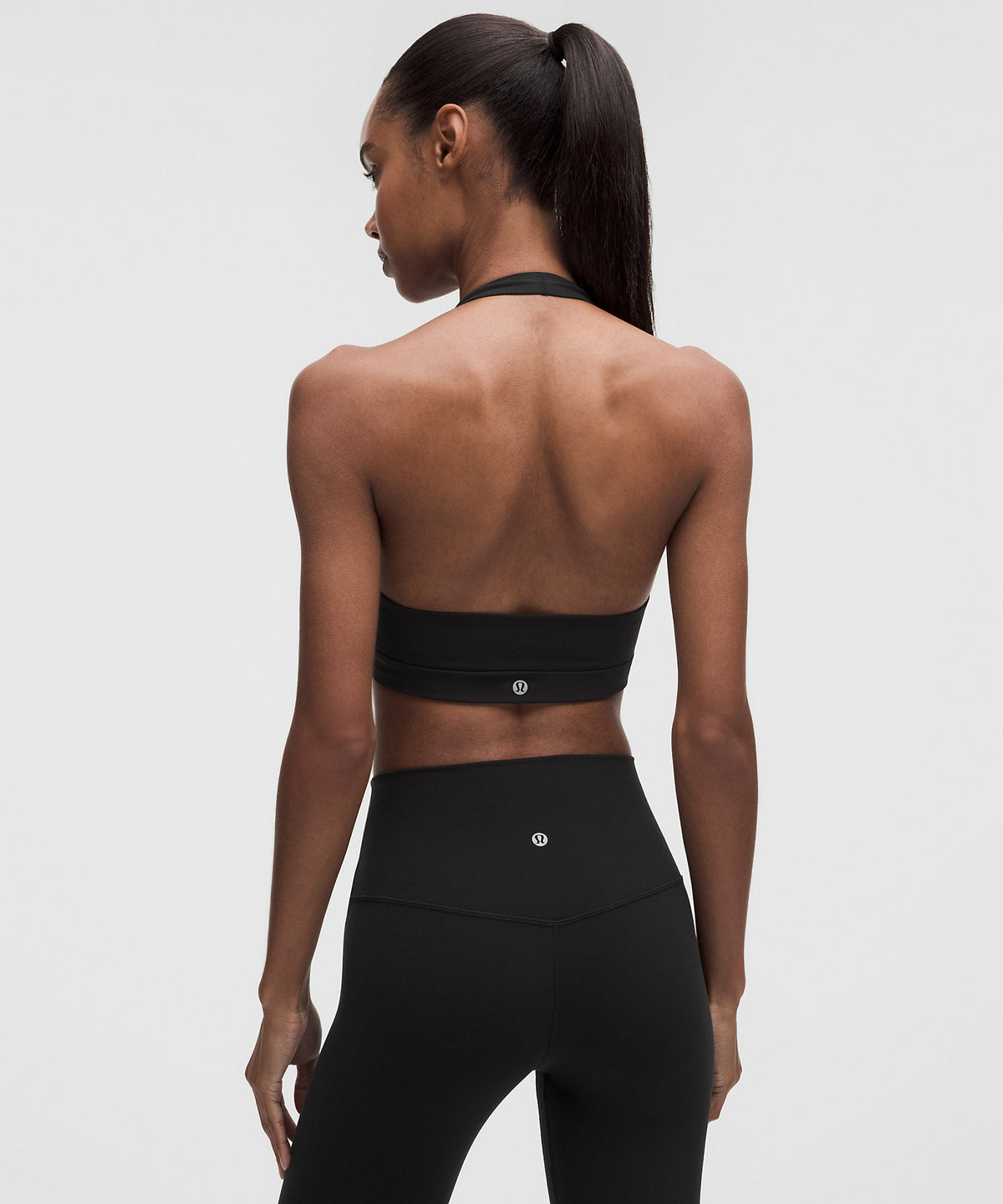 Lululemon Focuser Halter Bra Light Support, A/B Cup - Black - imagen 2