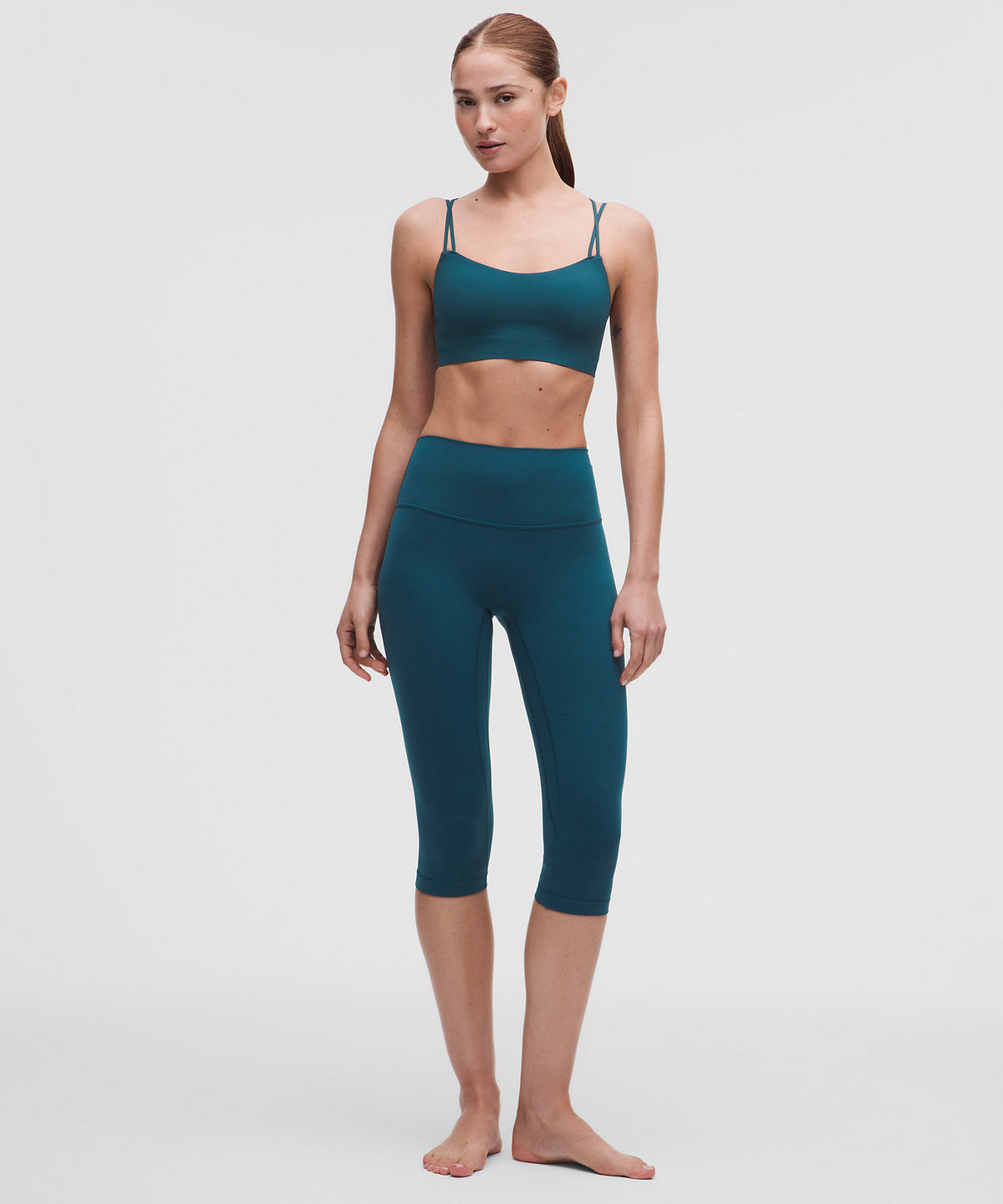 Lululemon FlexyFlex Double-Strap Yoga Bra Light Support, A-C Cups - Remixed Marine - imagen 3