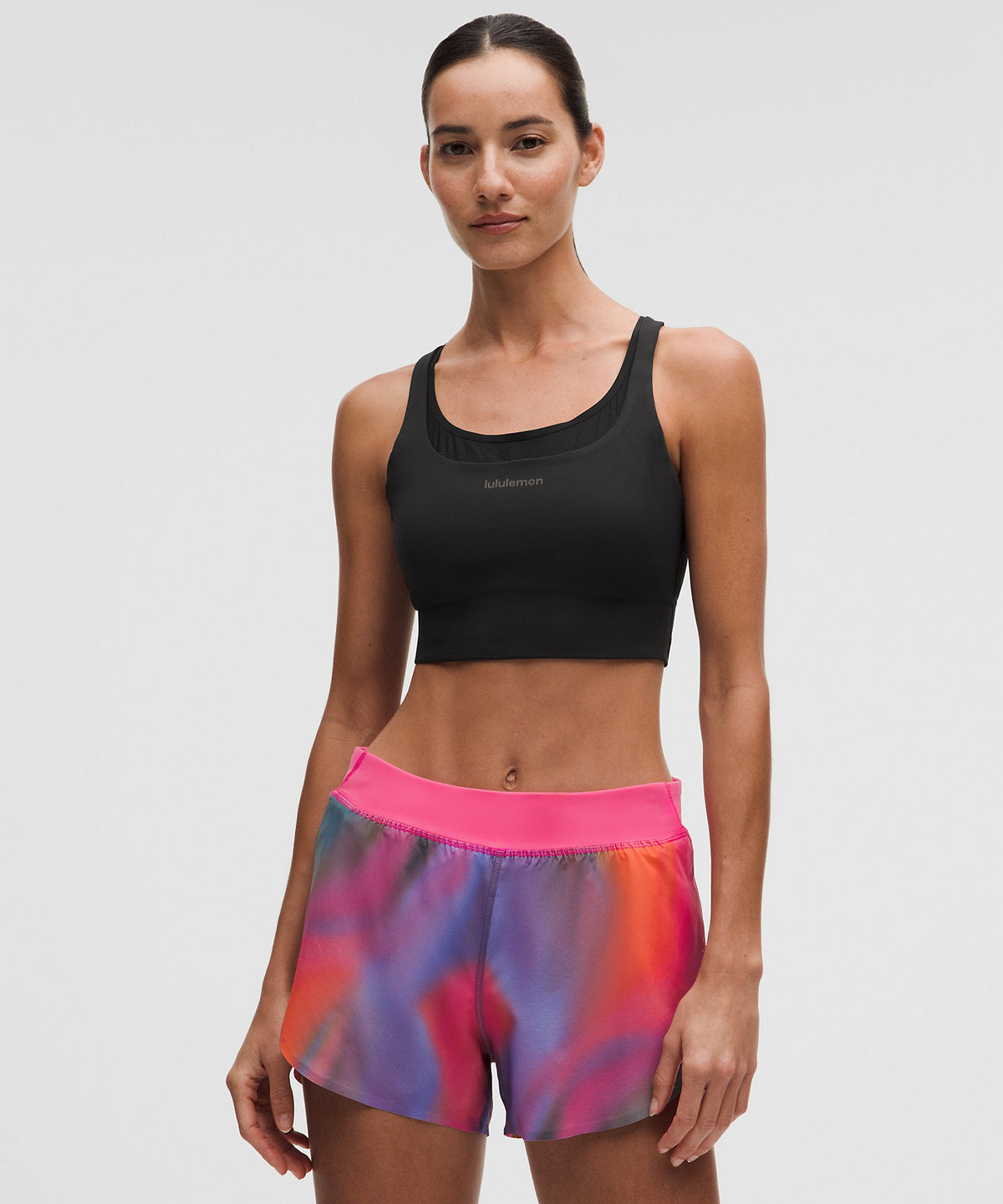 Lululemon Energy Longline Bra with Storage Evolve Medium Support, B/C Cup - Black - imagen 1