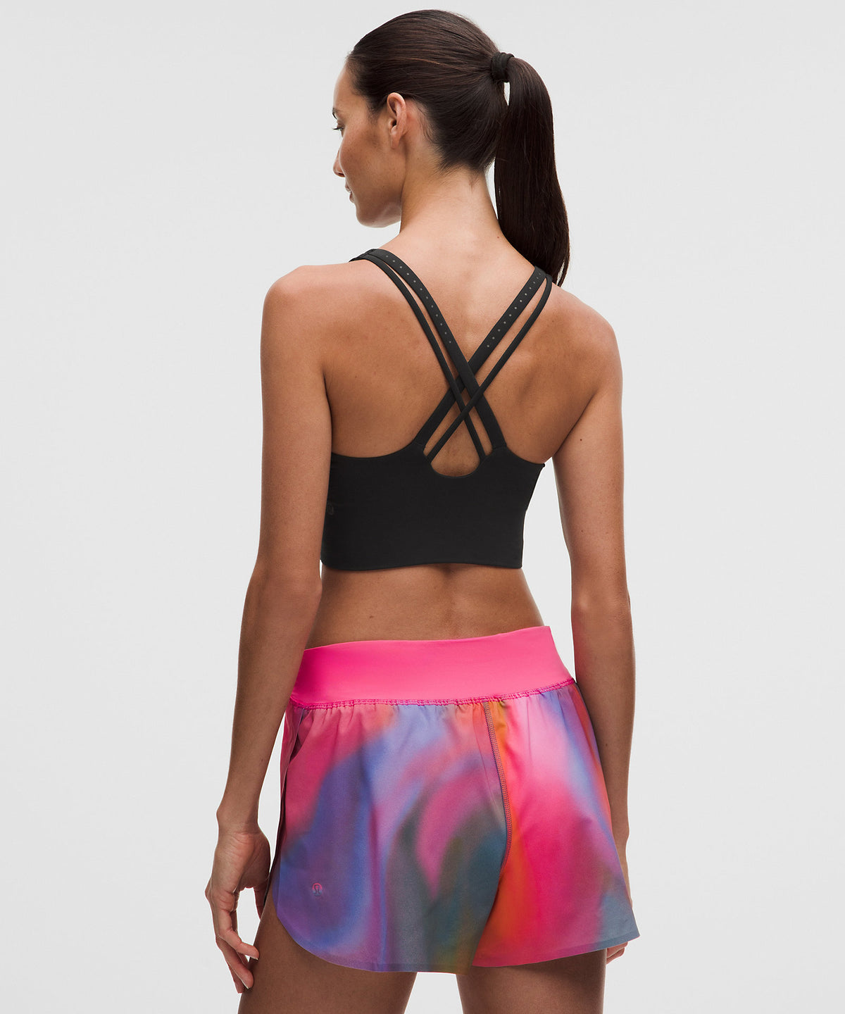 Lululemon Energy Longline Bra with Storage Evolve Medium Support, B/C Cup - Black - imagen 2