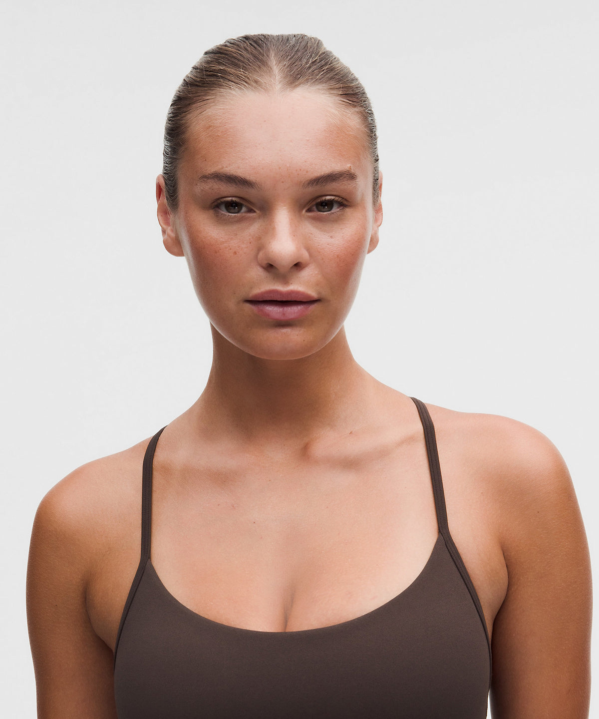 Lululemon Flow Y Bra Light Support, C/D Cup Updated Design - Mahogany Muse - imagen 4