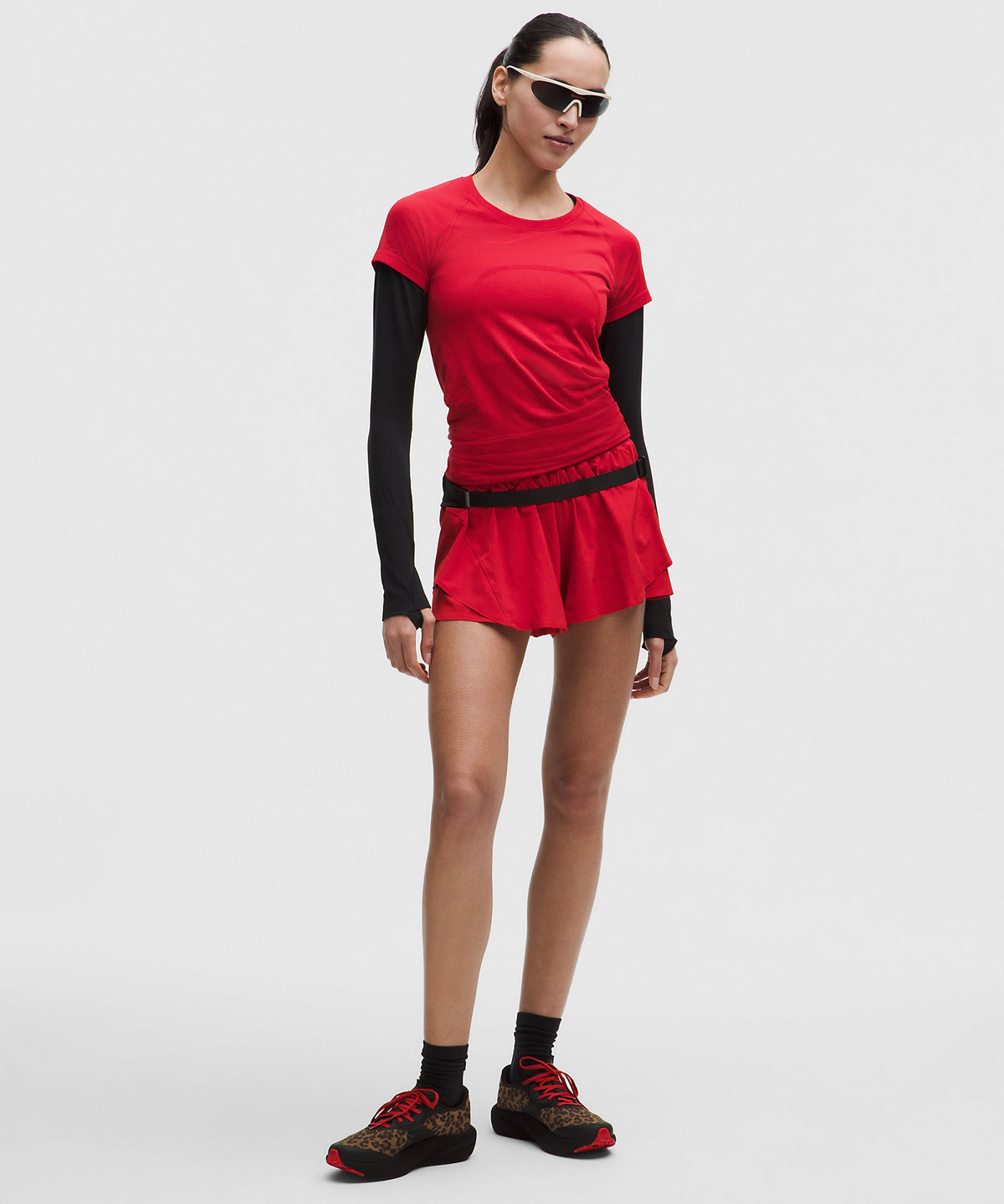 Lululemon Swiftly Tech Short-Sleeve Shirt 2.0 Hip Length - Oxford Red - imagen 2