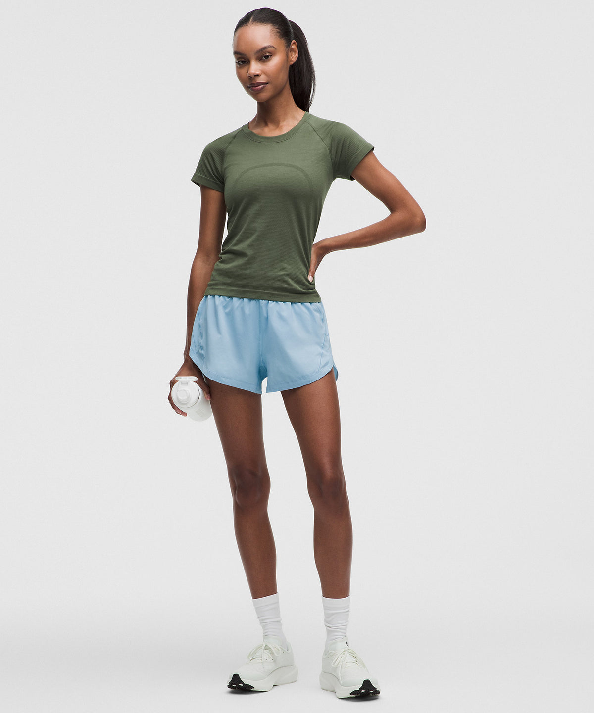 Lululemon Swiftly Tech Short-Sleeve Shirt 2.0 Waist Length - Sassy Sage - imagen 2
