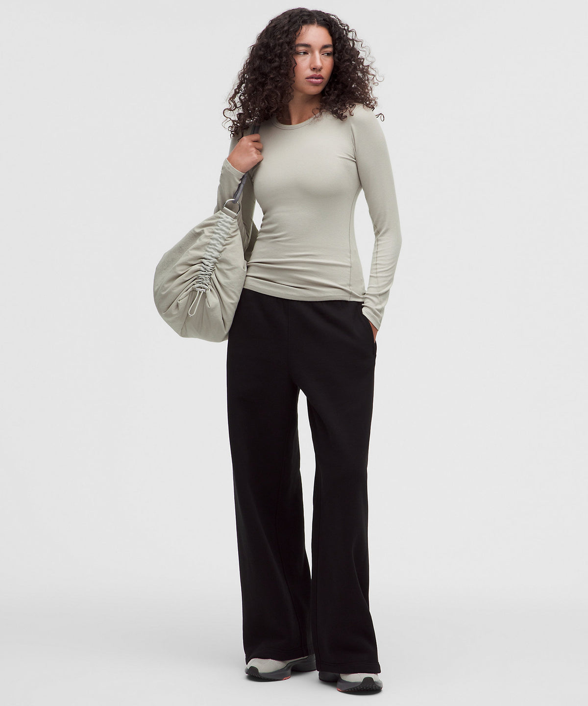 Lululemon Hold Tight Long-Sleeve Shirt - Hailstone Grey - imagen 2