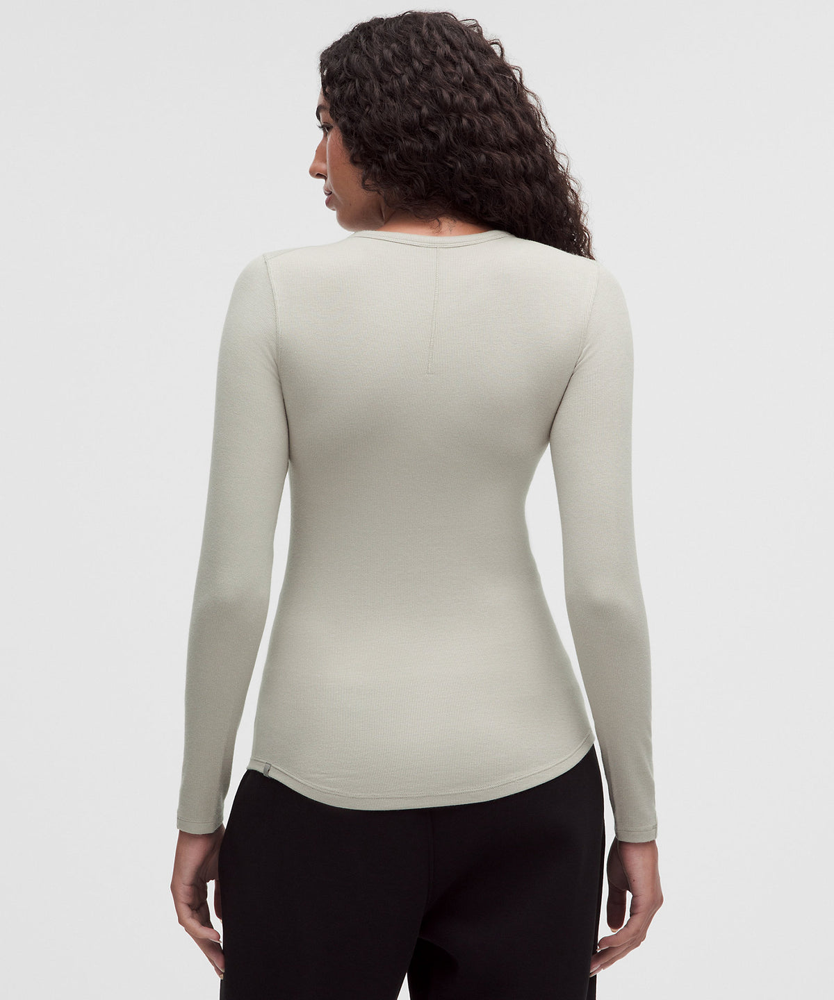 Lululemon Hold Tight Long-Sleeve Shirt - Hailstone Grey - imagen 3