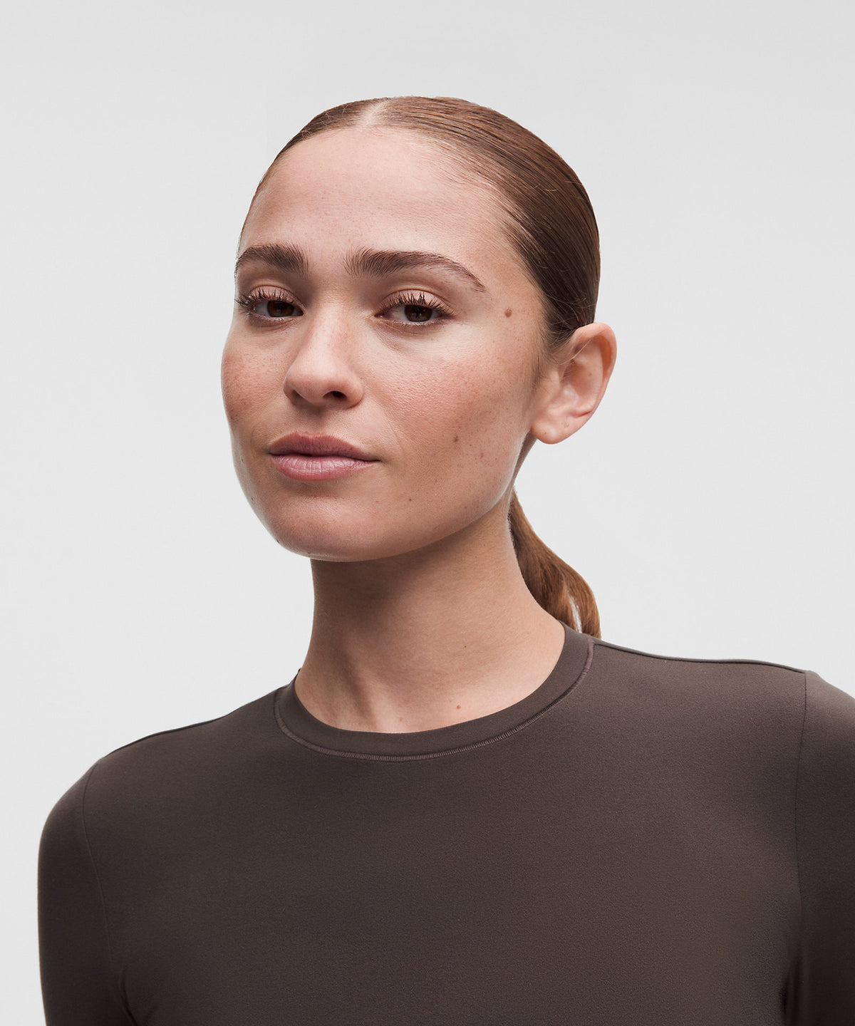 Lululemon Wundermost Ultra-Soft Nulu Crewneck Long-Sleeve Shirt - Mahogany Muse - imagen 4