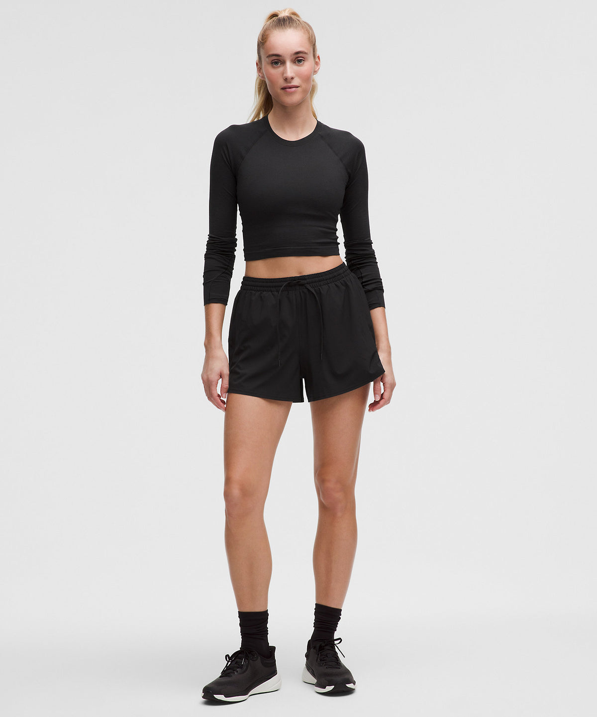 Lululemon Swiftly Tech Cropped Long-Sleeve Shirt 2.0 - Black - imagen 2