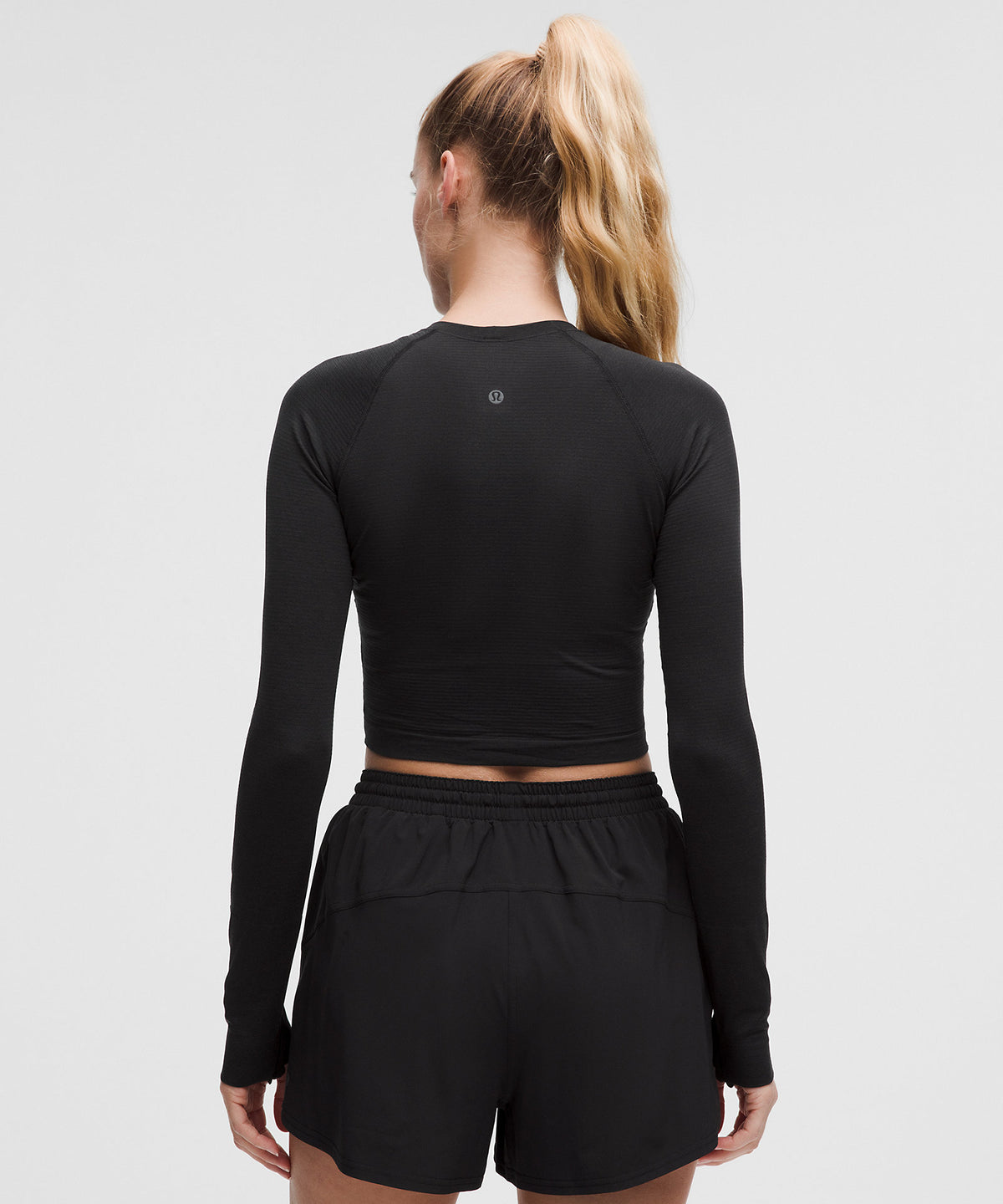 Lululemon Swiftly Tech Cropped Long-Sleeve Shirt 2.0 - Black - imagen 3